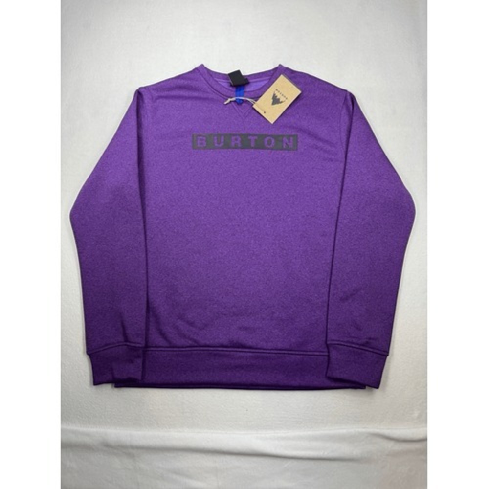 Burton Men's Oak Crewneck Pullover Sweatshirt Purple Size XL NWT